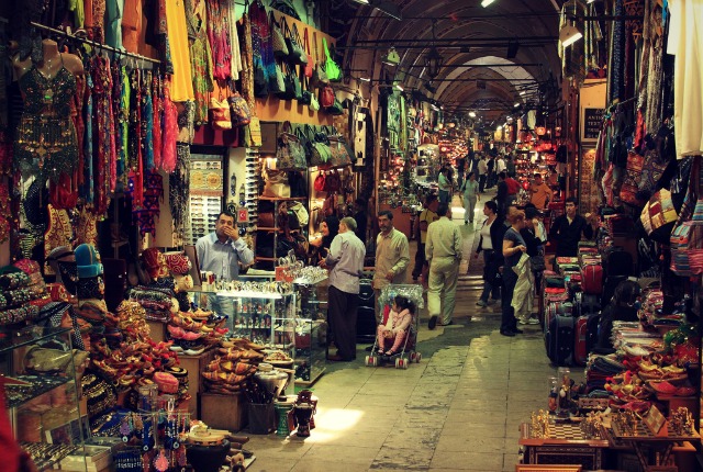 Shop in the authentic Turkish bazaars for a cultural experience.