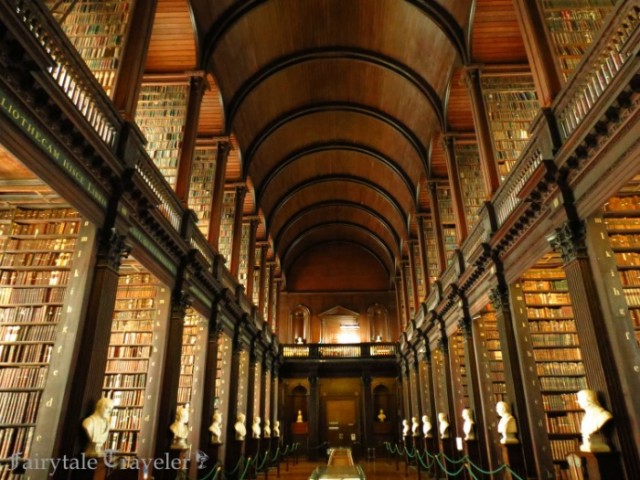 The Long Library and the Book of Kells Exhibit in Dublin by Christa Thompson 