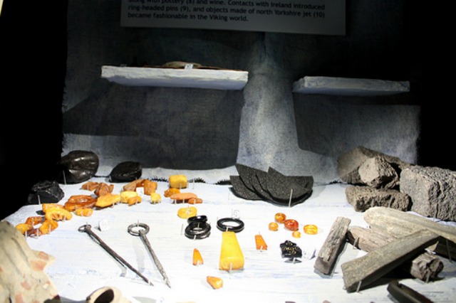 Viking artifacts at the Jorvik Viking Center