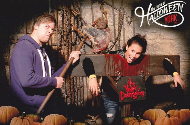 Scott Malthouse and I at the York Dungeon, a pretty cool way to take in the history and legends of the region.