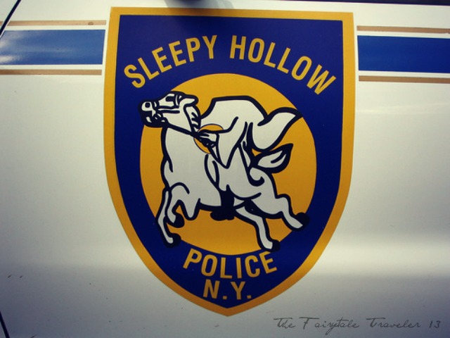 Police cars in Sleepy Hollow proudly honor the legend.