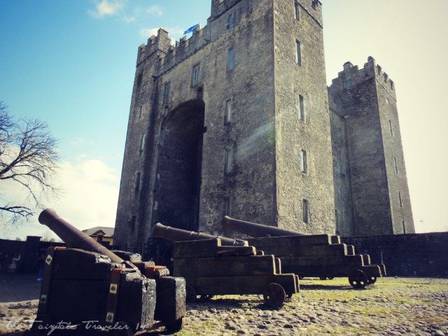 The outside of the Bunratty Castle in Bunratty, County Clare, Ireland