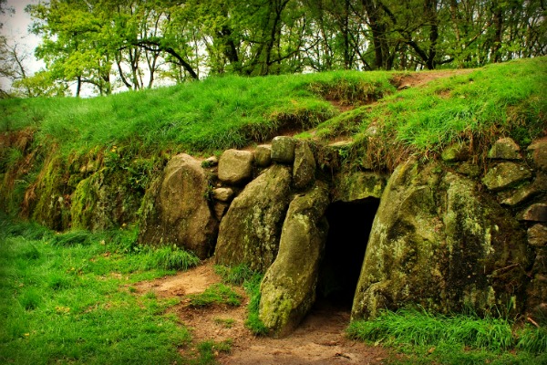 Along the Megalithic Route in the Netherlands, thought to be the tomb of a giant.