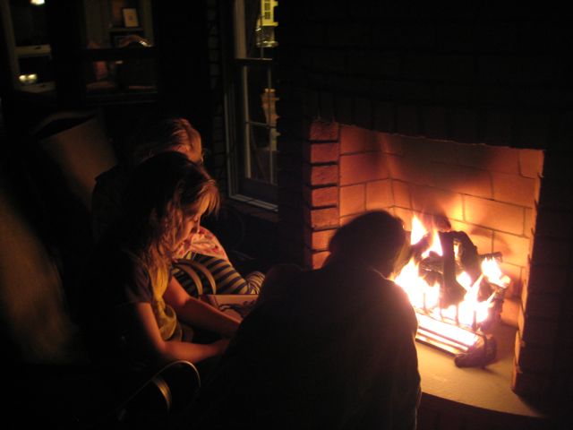 Telling stories around the fire never gets old...