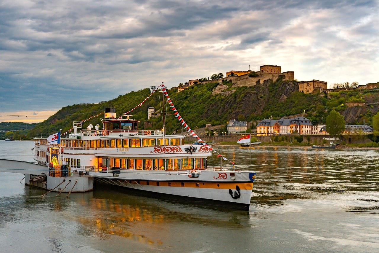 Rhine River cruises, Rhine River sites