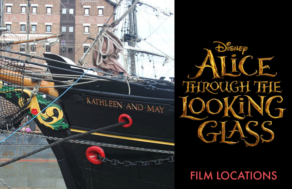 Alice in Wonderland 2, Alice through the looking glass, film locations