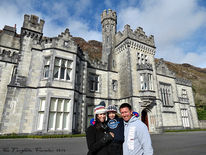 Me, the Little and Brian at Kylemore Abbey in Galway, Ireland. This was my son's and Brian's first trip out of the U.S. and it was made entirely possible by Tourism Ireland through my blog brand.