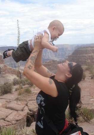 My son was just 6 months old when I took him to the Grand Canyon. I was 29.