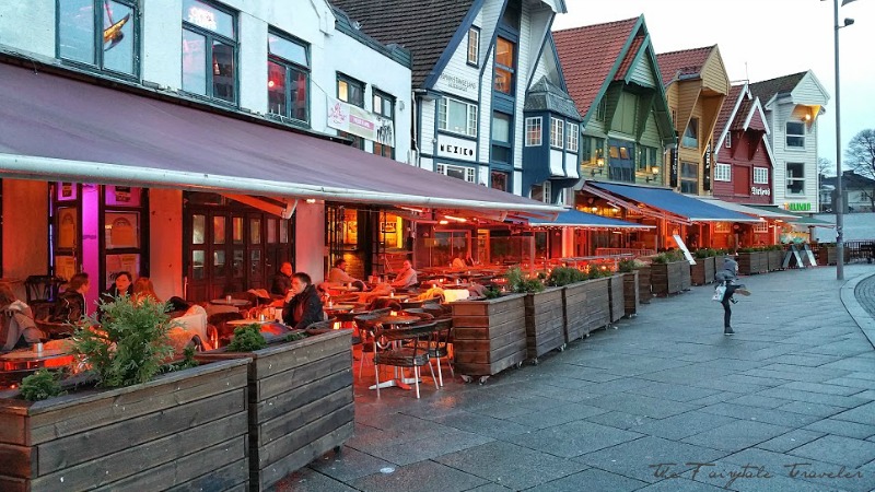 The patios all have heaters and blankets to keep warm. 