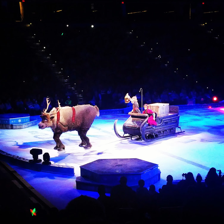 Kristoff and Sven Frozen on Ice