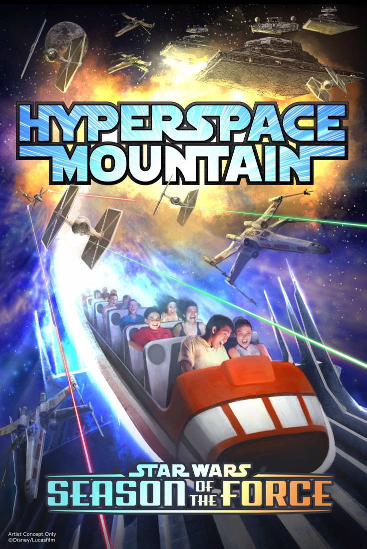 Season of the Force New Space Mountain Star Wars