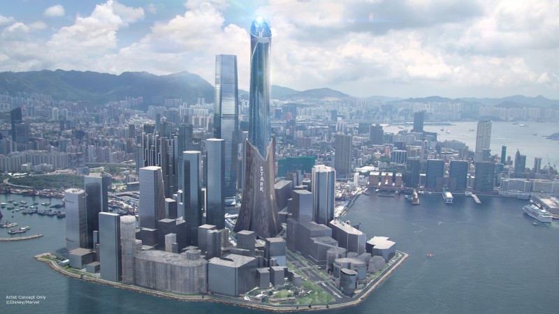 Stark Tower in Iron Man Experience Hong Kong