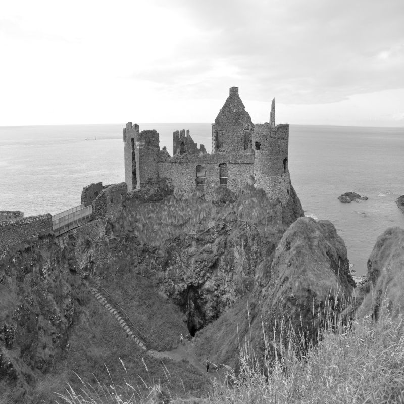 Dunluce Castle haunted castles in ireland