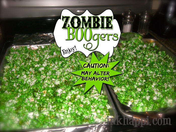Halloween Recipes Zombie Boogers 