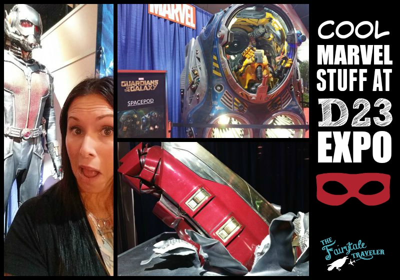 Marvel set at D23 EXPO Guardians of the Galaxy Space Pod