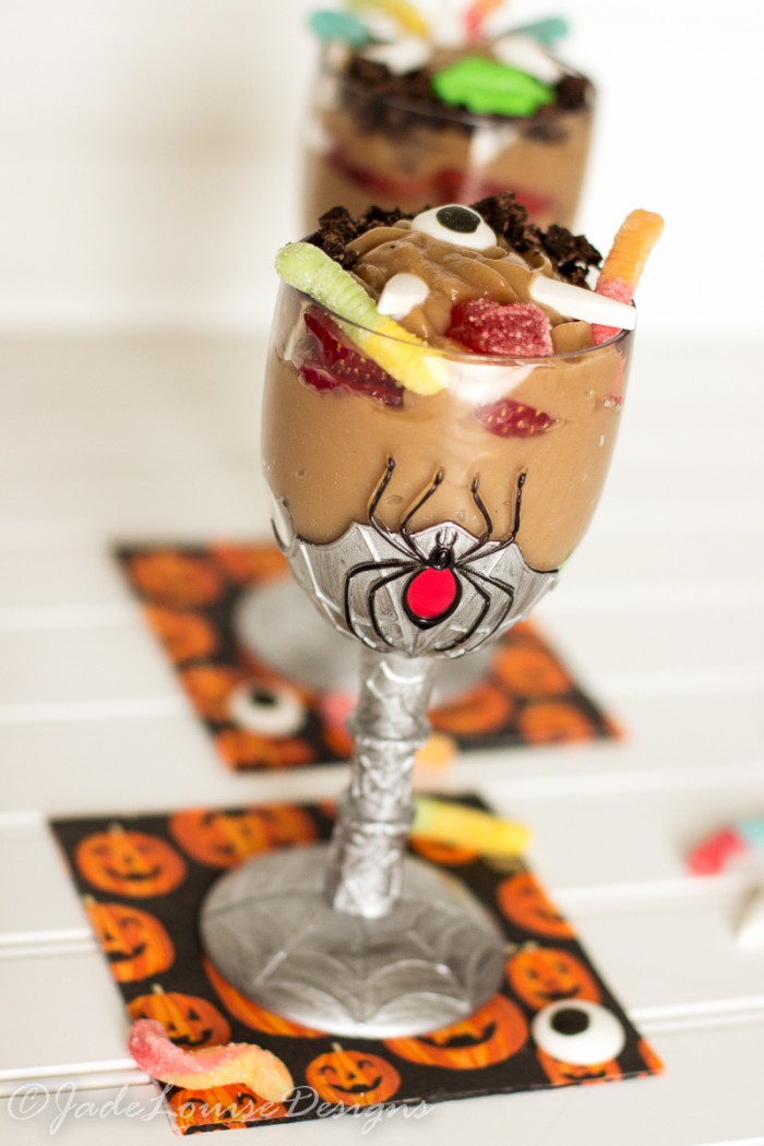 Halloween Recipes Spooky Pudding Cup Trifle 
