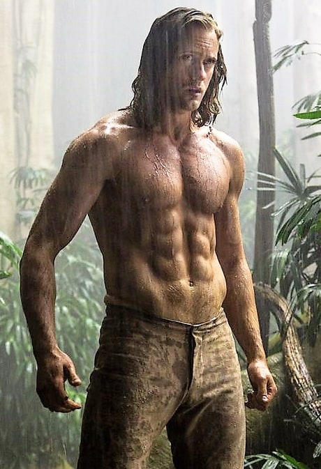 Alexander Skarsgard abs the legend of Tarzan