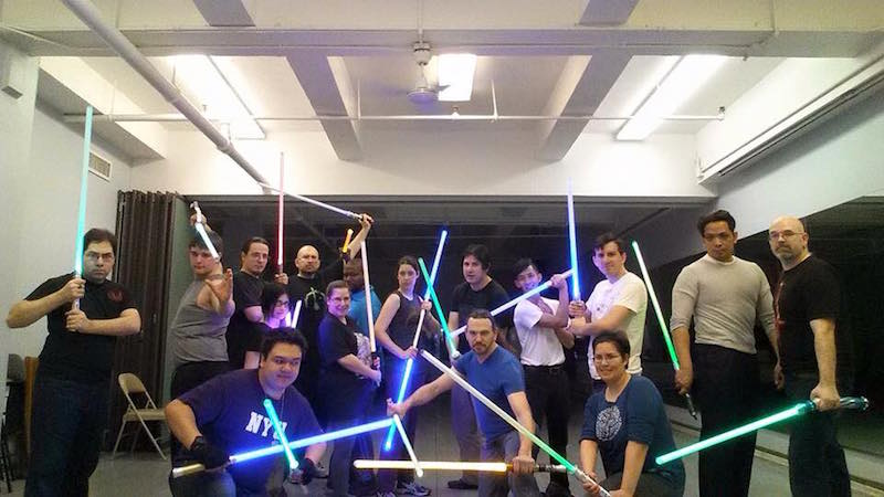 lightsaber training