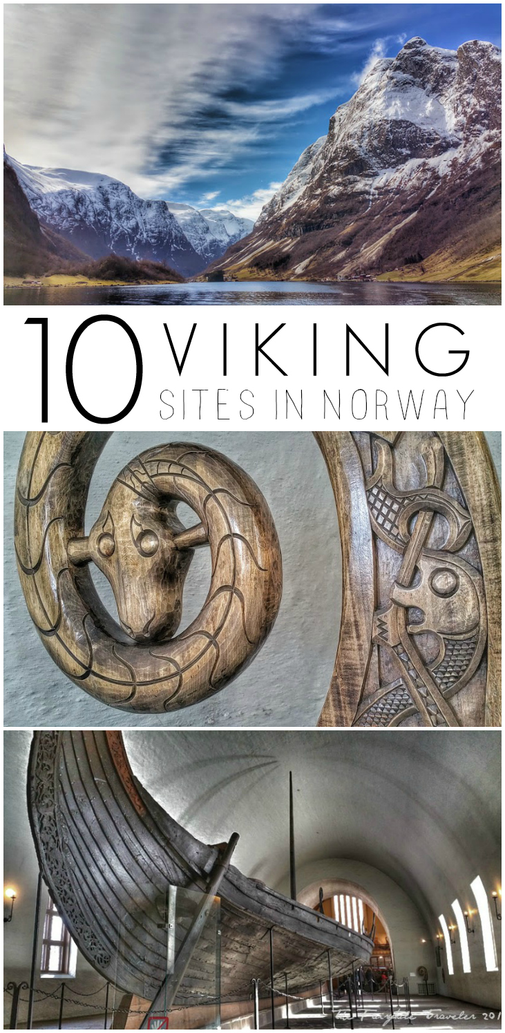Viking sites in Norway pin