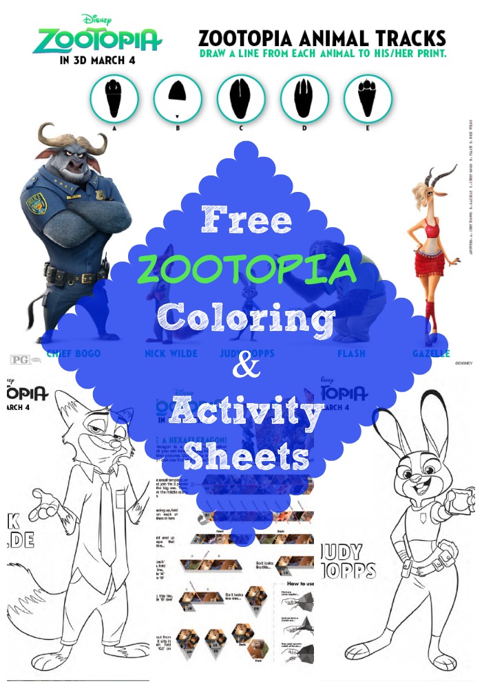 Zootopia Coloring