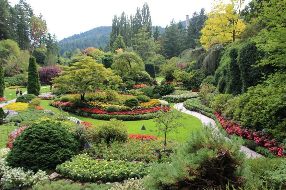 Beautiful gardens, Butchart Gardens BC Canada Photo source Patricia Burton