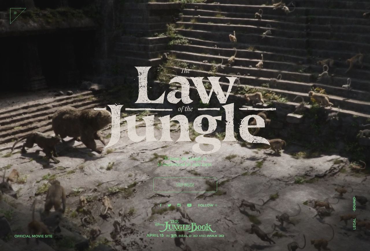 The Jungle Book website