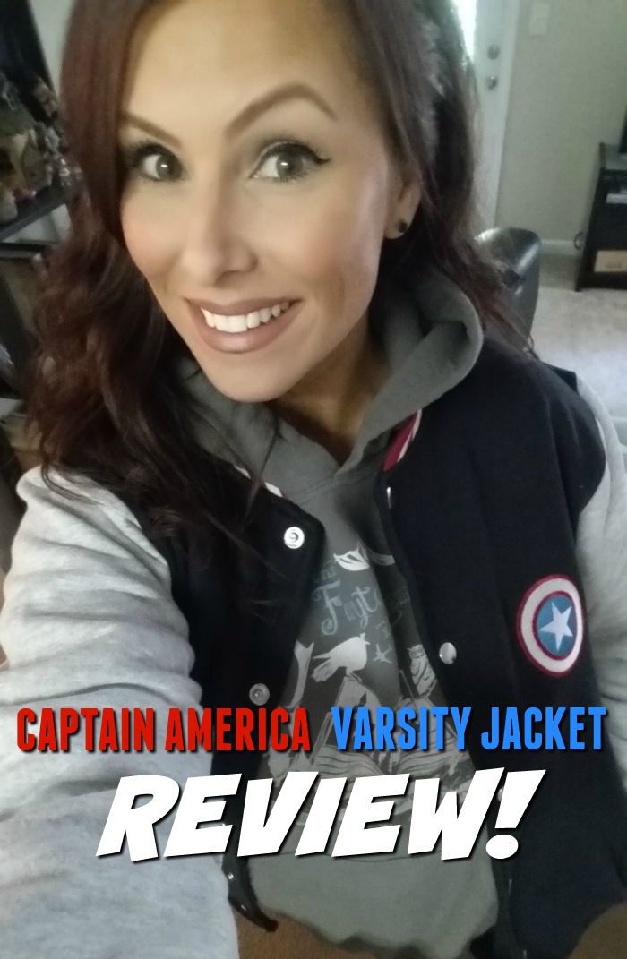 Christa Thompson, The Fairytale Traveler, Disney Mom, Blogger, Captain America, Varsity Jacket
