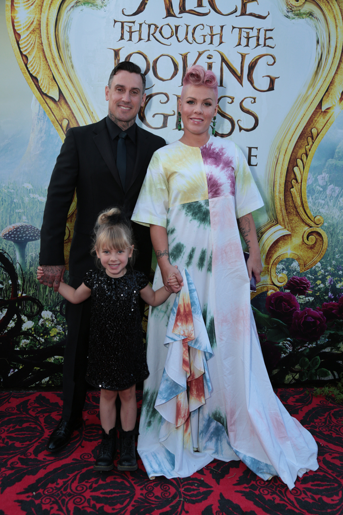 Alice Through the Looking Glass red carpet premiere LA, Pink, Willow, Carey Hart