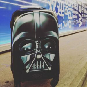 I packed more fun with the Darth Vader hard case carry on from American Tourister!
