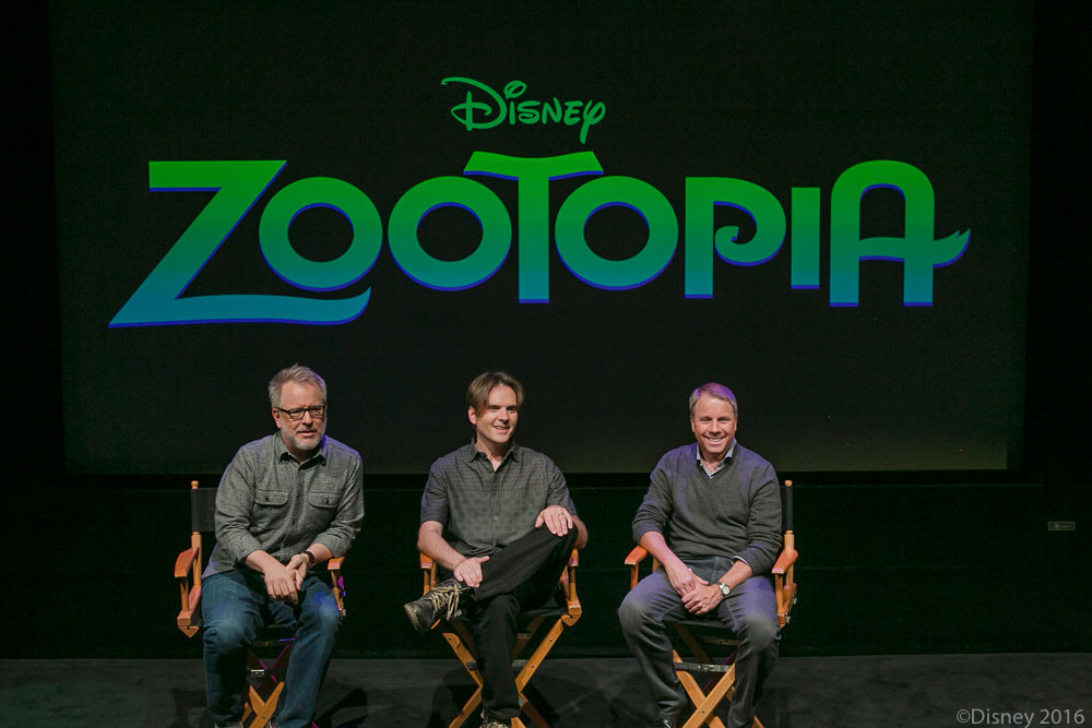 Rich Moore, Christa Thompson, Bryon Howard, Clark Spencer, Zootopia, Interview with the filmmakers of zootopia 