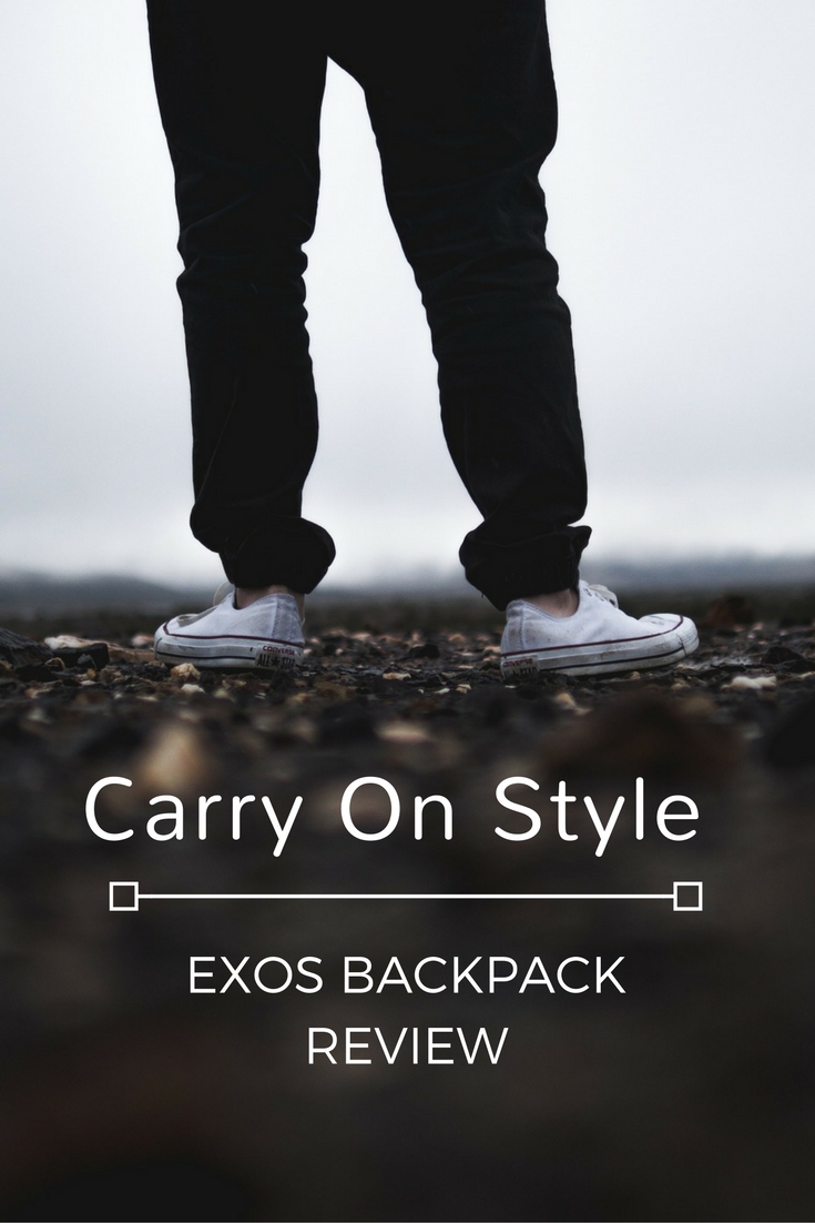 Exos Backpack Review, travel gear, backpack, carry on