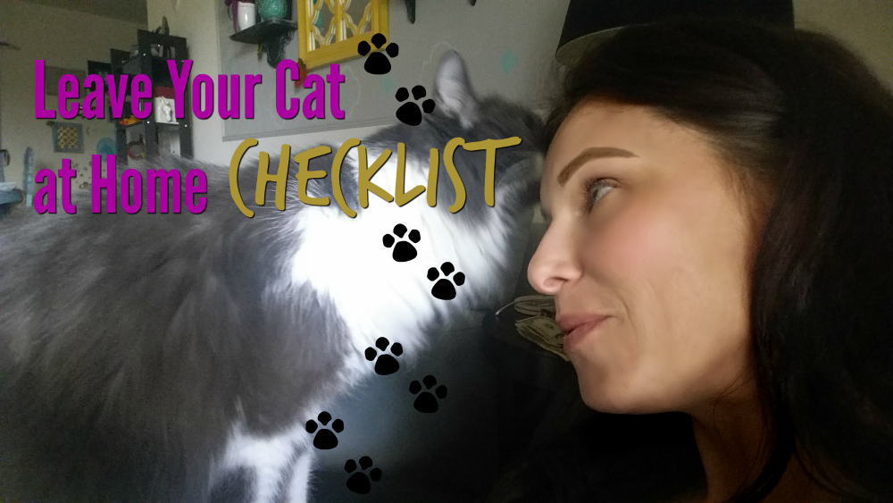 Travel Tips – A Checklist for Leaving Your Cat at Home + $100 Sweepstakes
