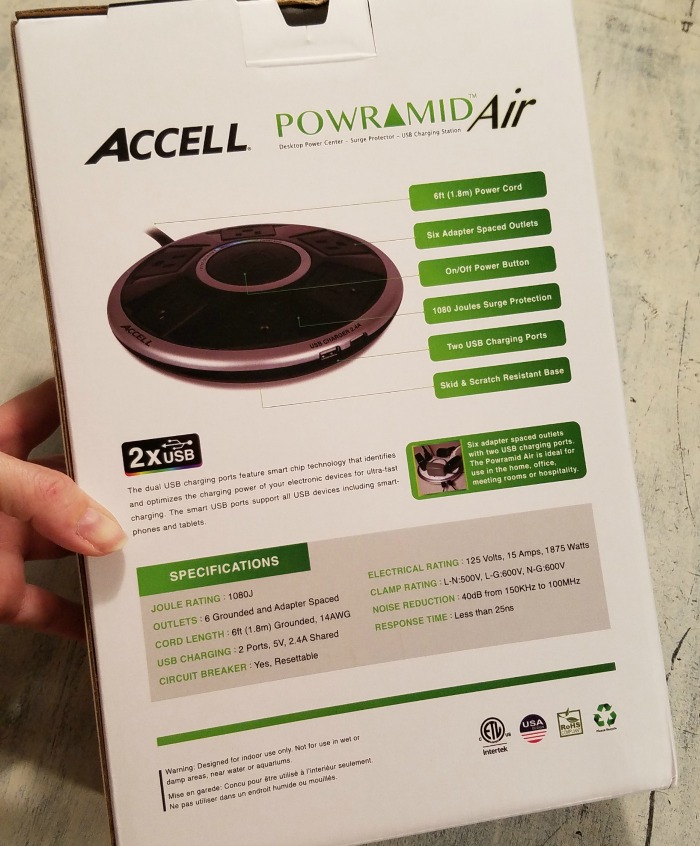 Accell Powramid Power Center, Surge Protector, Review
