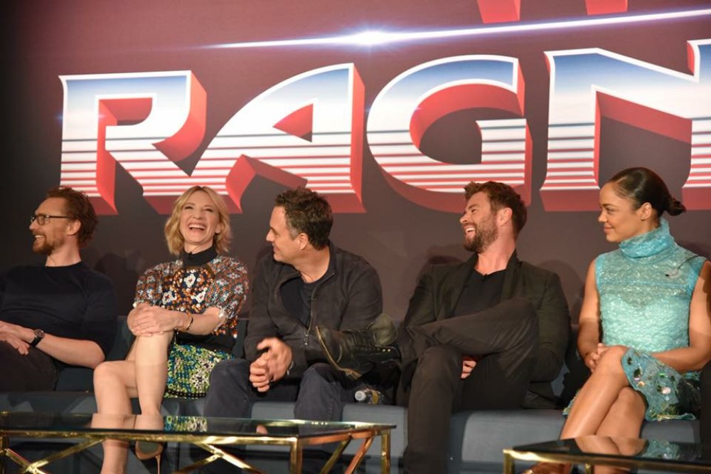 Thor: Ragnarok press conference, LA images