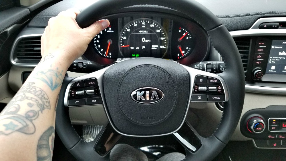 2019 Kia Sorento EX, streering wheel Going on a Road Trip