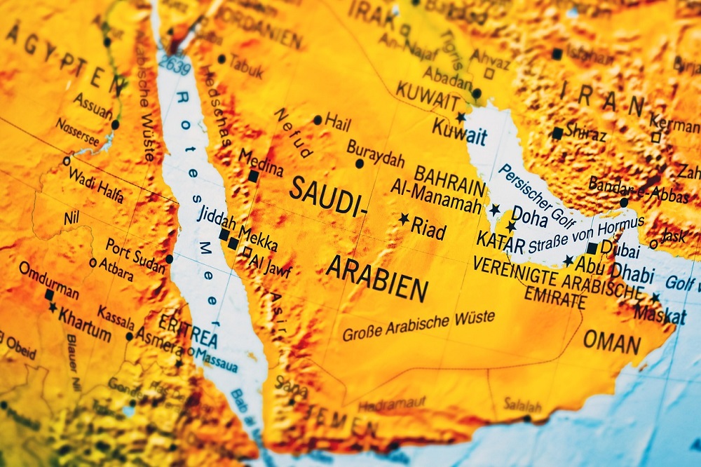 map, Travel to Saudi Arabia