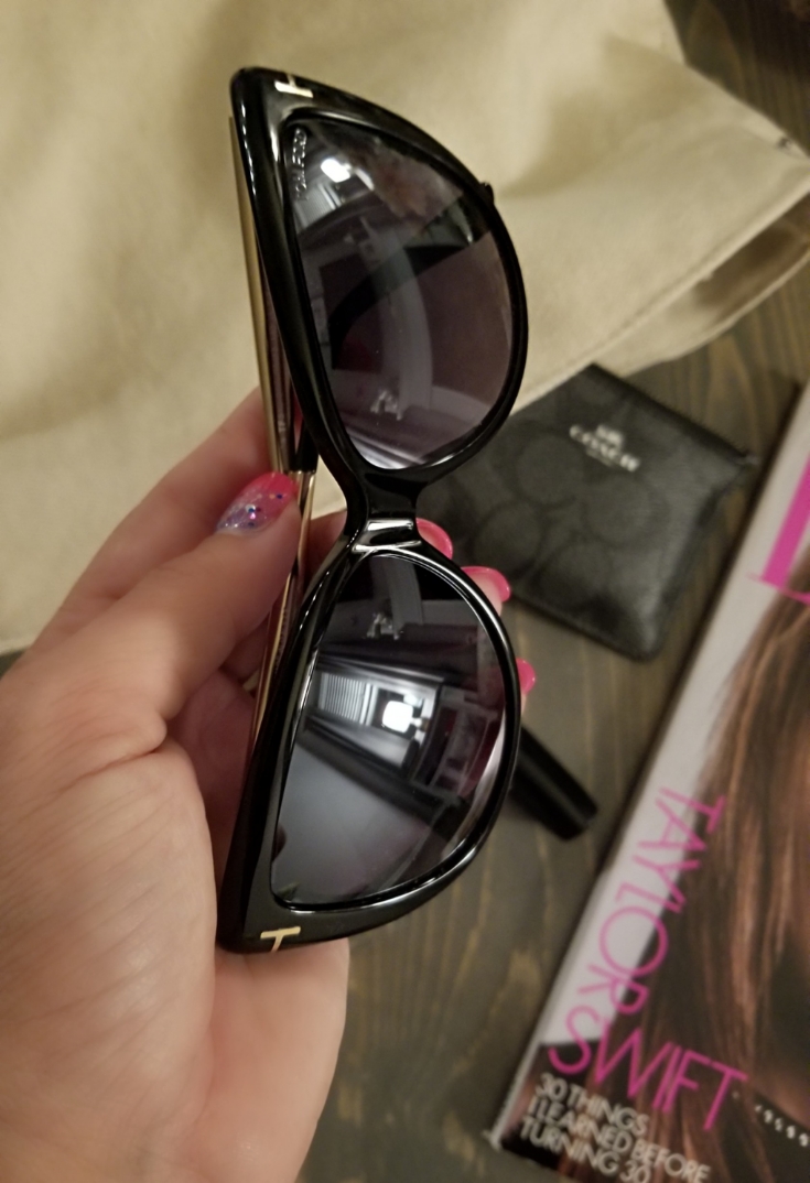 front of tom ford sunglasses