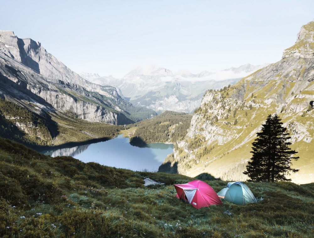 Camping Oeschinen Lake, Kandersteg, Switzerland
