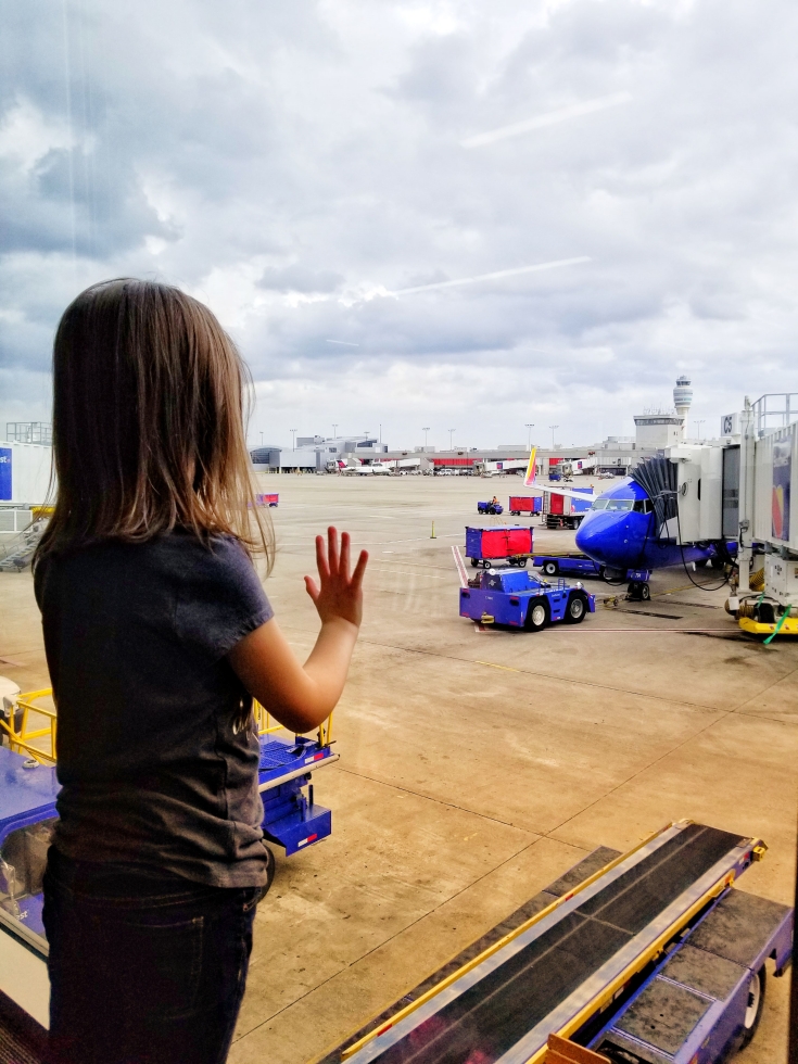 flight delays airport, child trauma