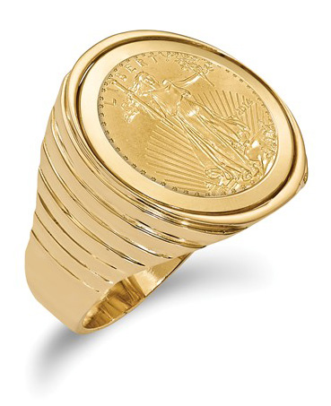 Mens gold seal rings