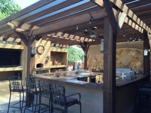 time outdoors, outdoor kitchen