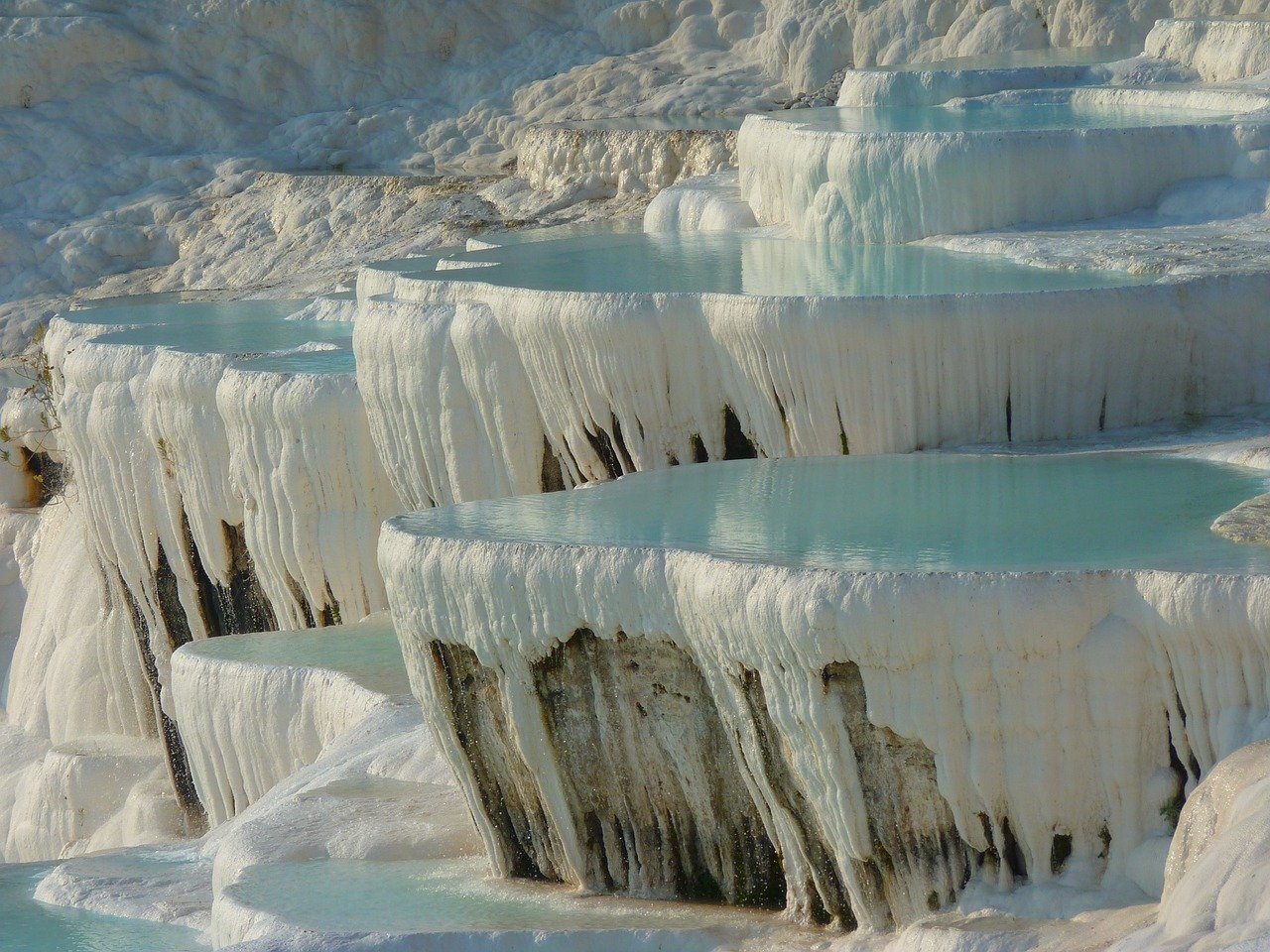 pamukkale, turkey, weird places in the world