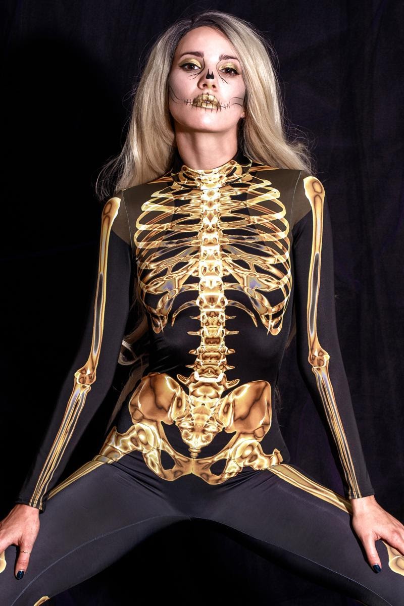 golden skeleton