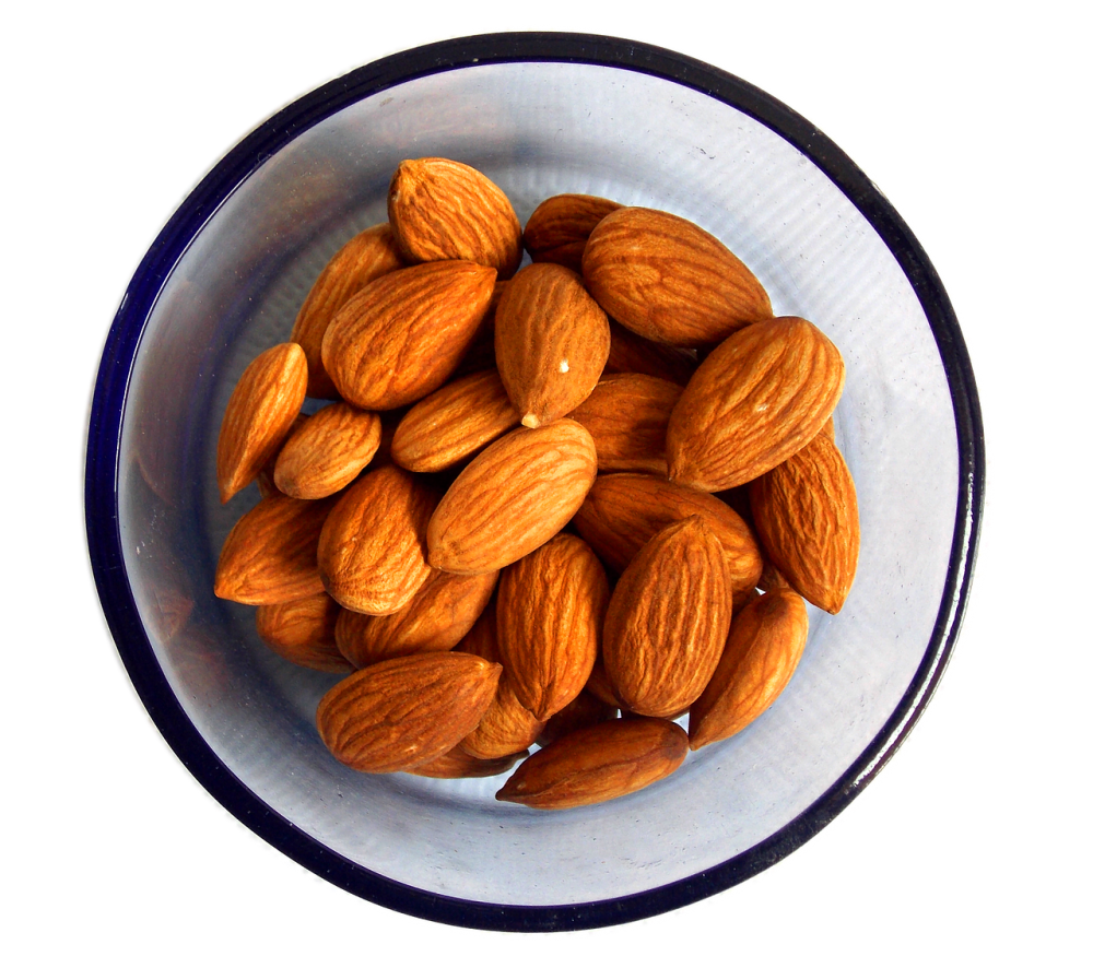 almonds, diet while traveling