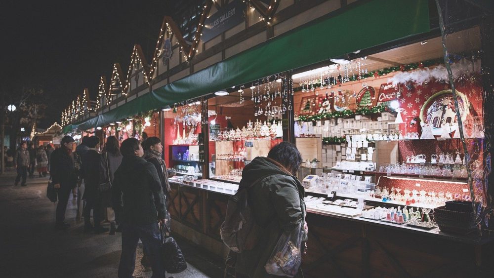 japan Christmas market, unusual Christmas vacation ideas