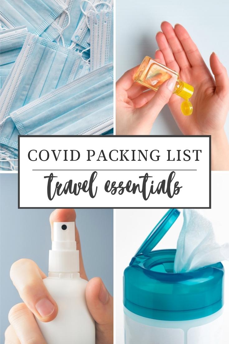 COVID travel packing list