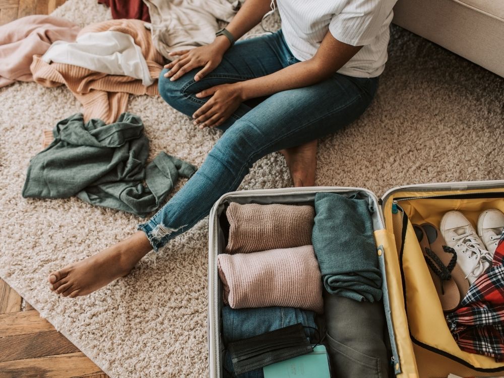 suitcase, travel tips, packing, vacation, packing with just a carry-on
