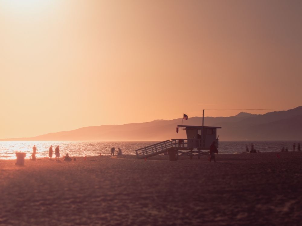 cities in southern california, santa clarita, california, beach, sunset