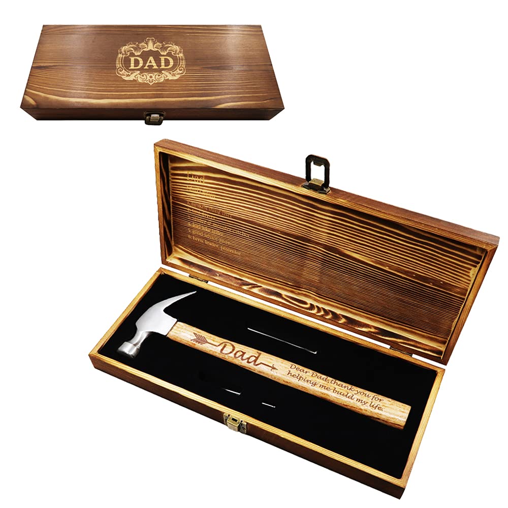 Father's Day Gift Guide 2022, Engraved Hammer for Dad