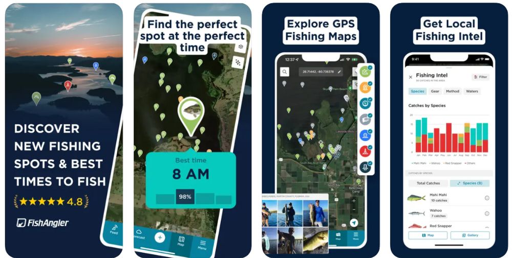 fishing apps, places to fish